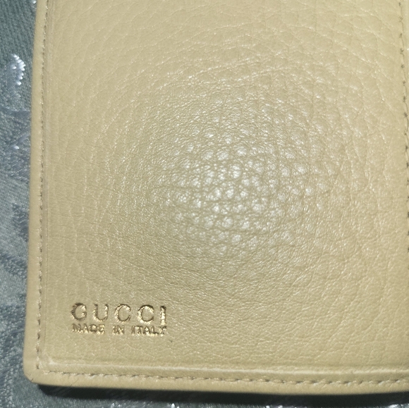 Gucci Cream Leather Walllet - Picture 6 of 10